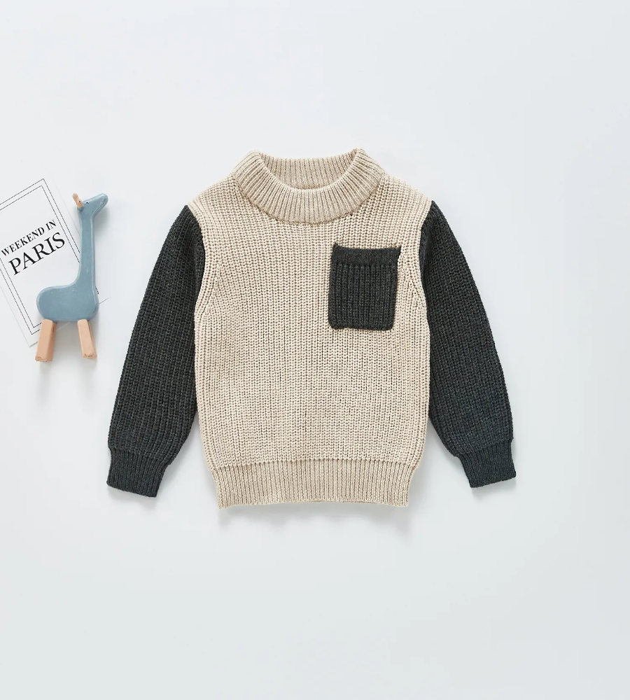 Playful Patches Knit Sweater