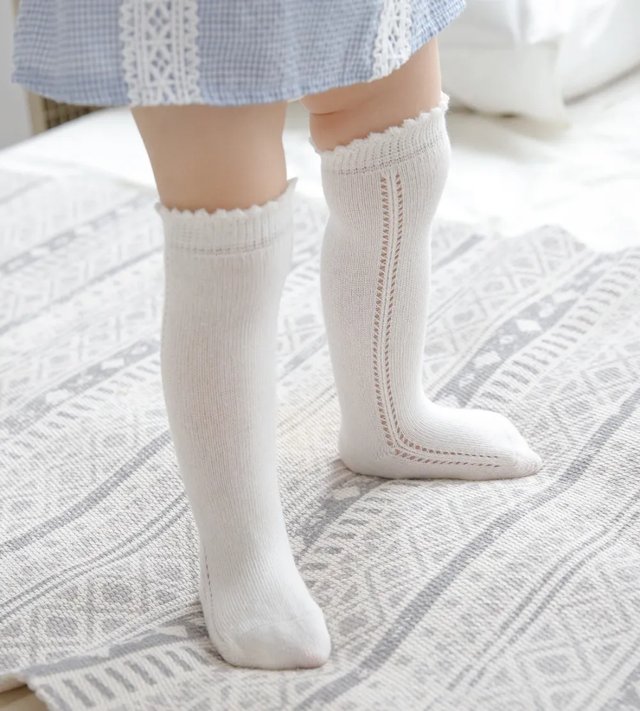 Kids Stylish Hollow Out Knee Socks