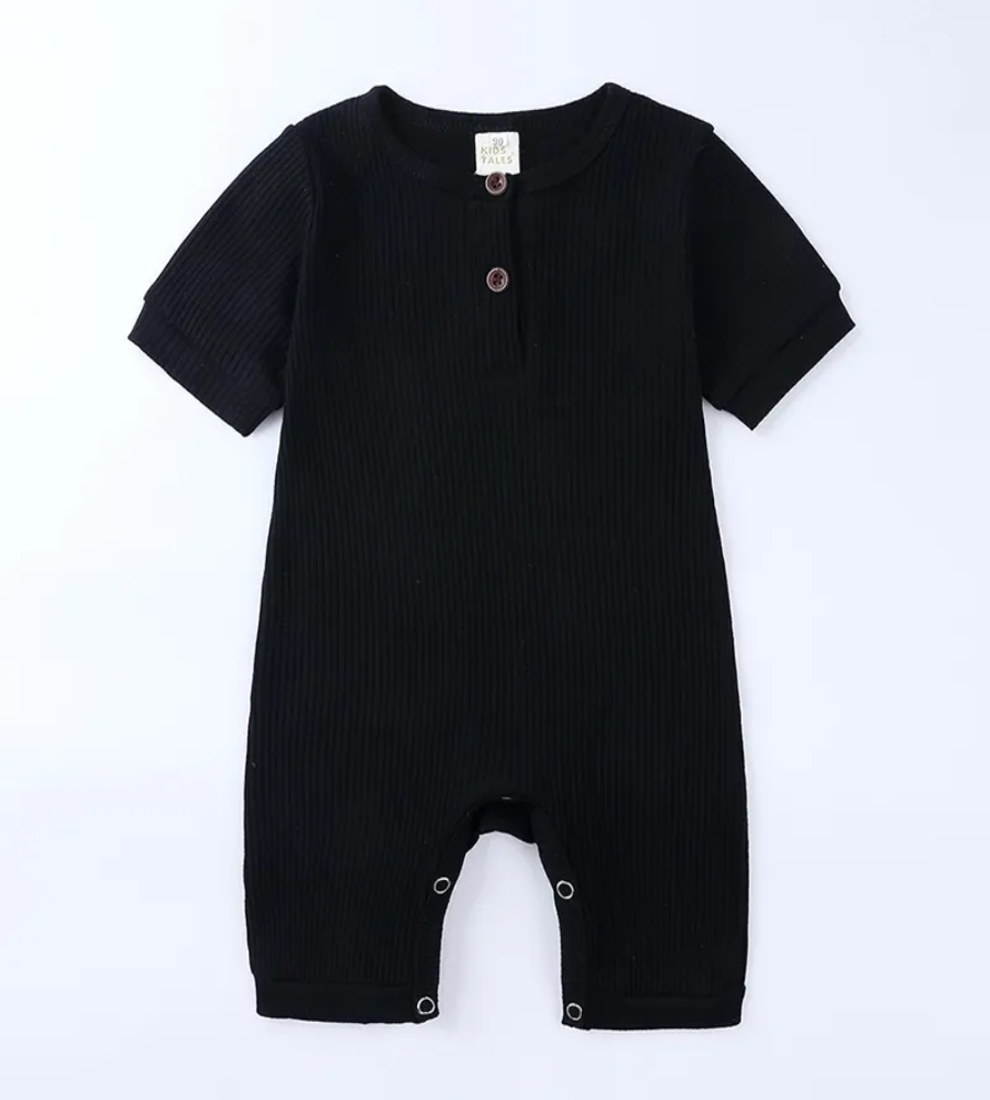 Unisex Riley Ribbed Romper