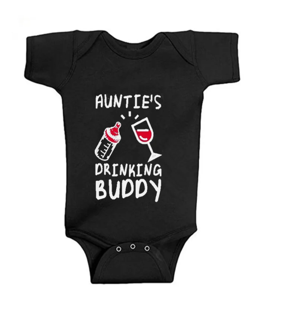 Auntie's Drinking Buddy Romper