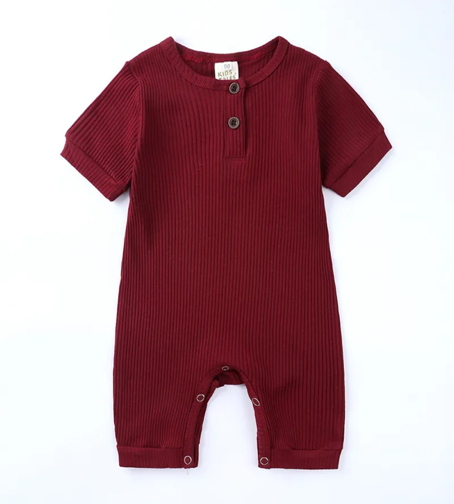 Unisex Riley Ribbed Romper