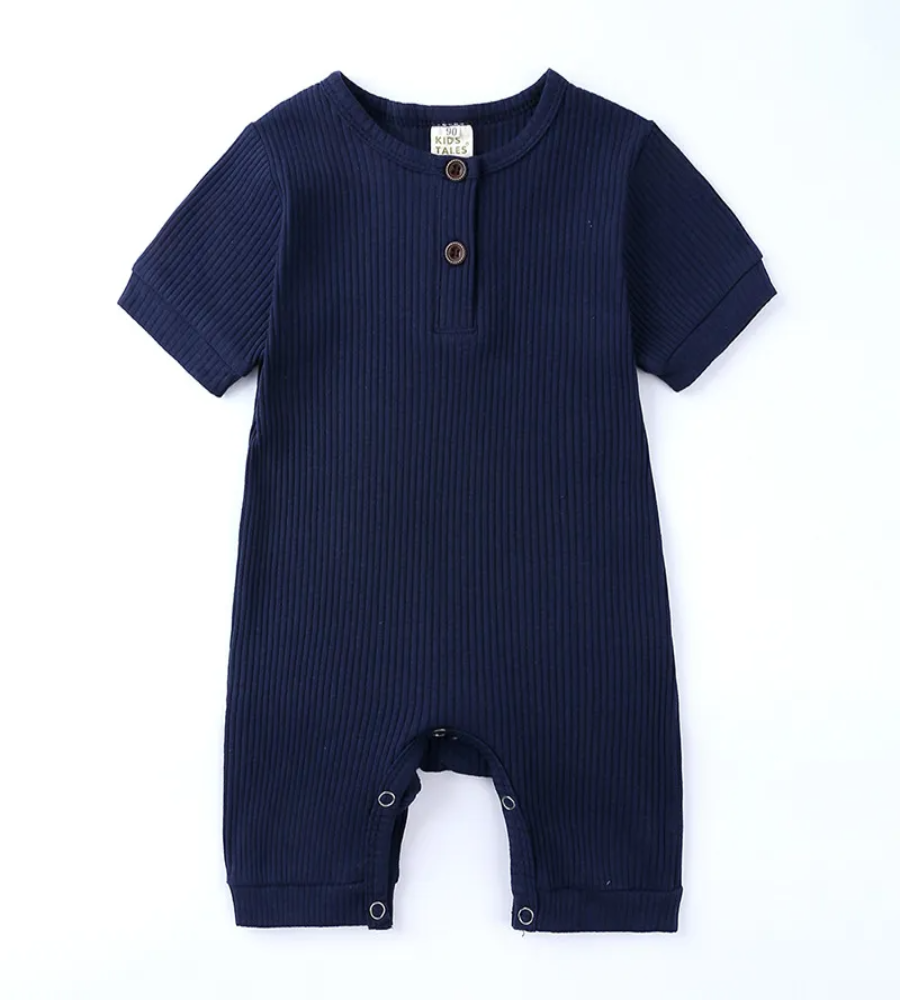 Unisex Riley Ribbed Romper