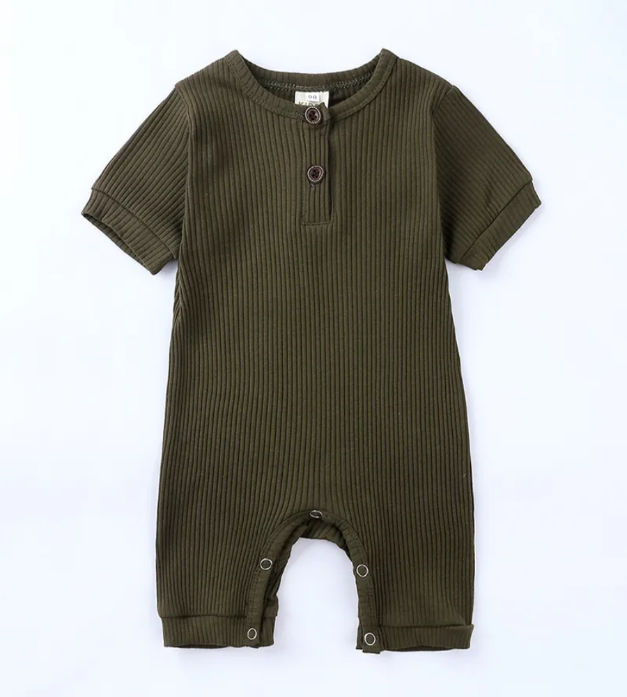 Unisex Riley Ribbed Romper