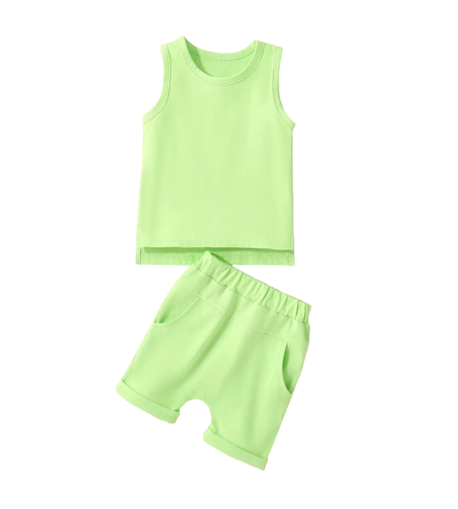 Vibrant Fun Tank & Shorts Set