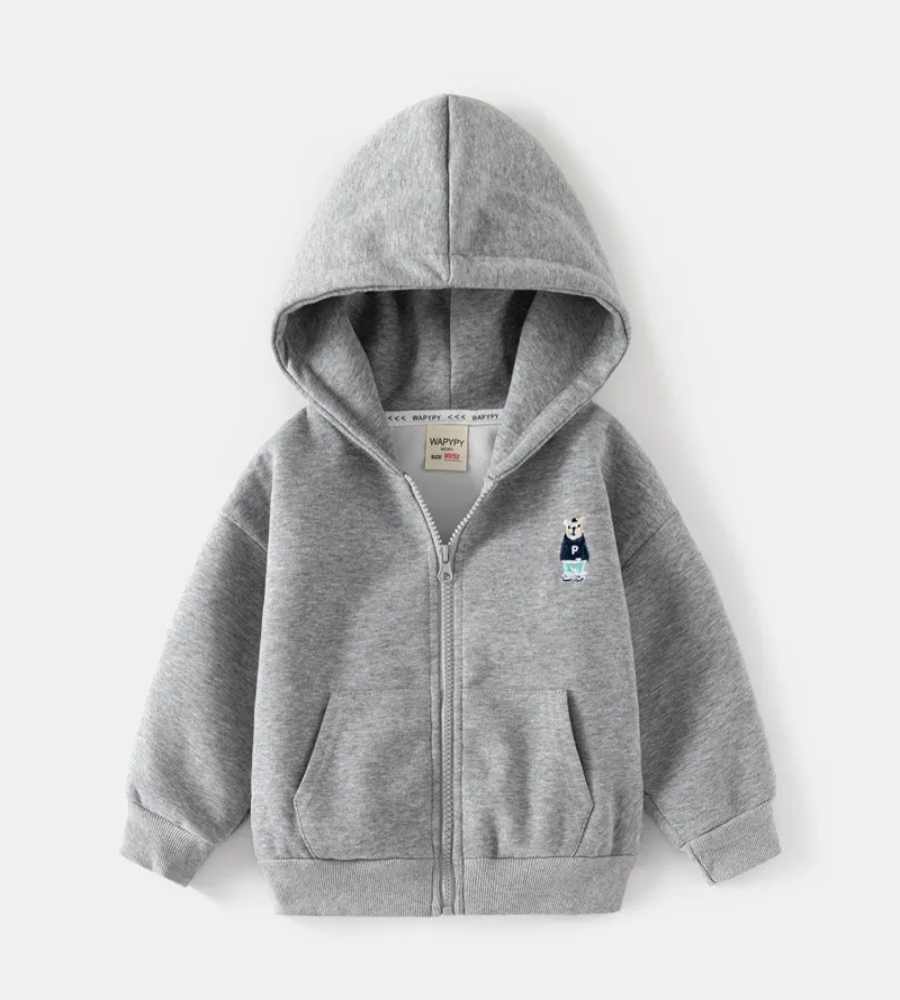 Snug Fit Zip-Up Hoodie