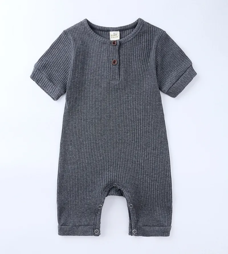 Unisex Riley Ribbed Romper