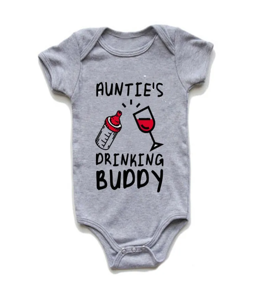 Auntie's Drinking Buddy Romper