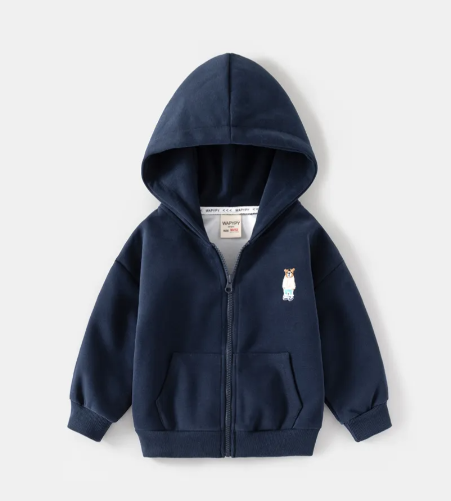 Snug Fit Zip-Up Hoodie