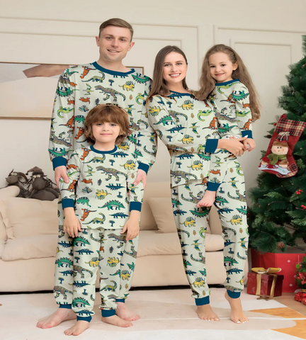 Dino-Mite Holiday Family Pajamas