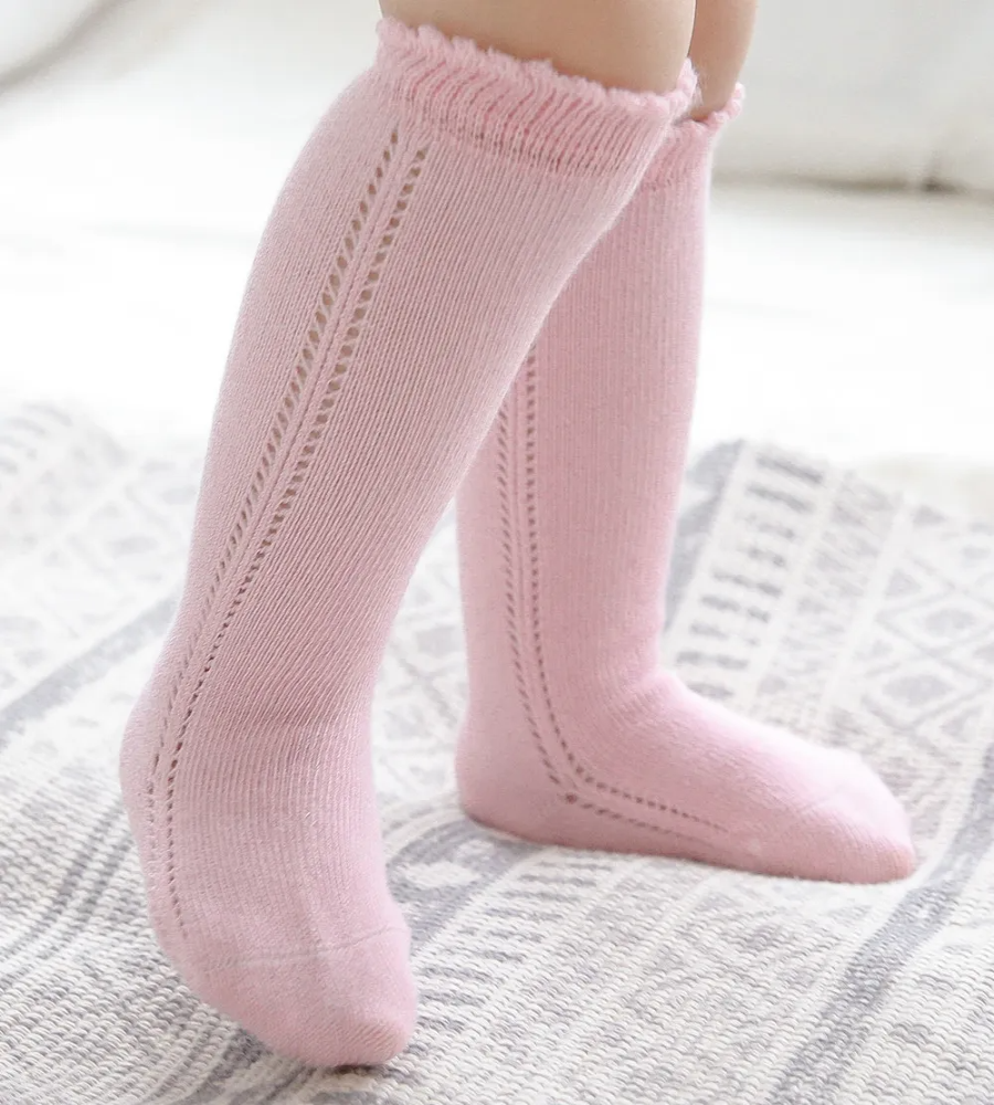 Kids Stylish Hollow Out Knee Socks