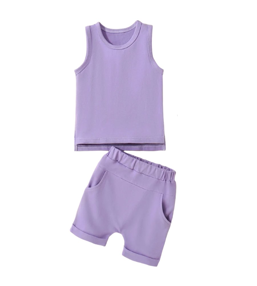 Vibrant Fun Tank & Shorts Set