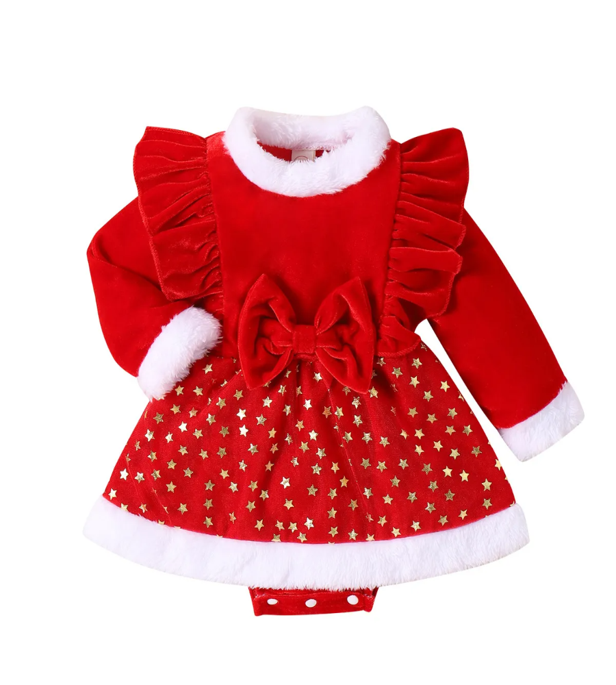 Twinkling Star Christmas Romper