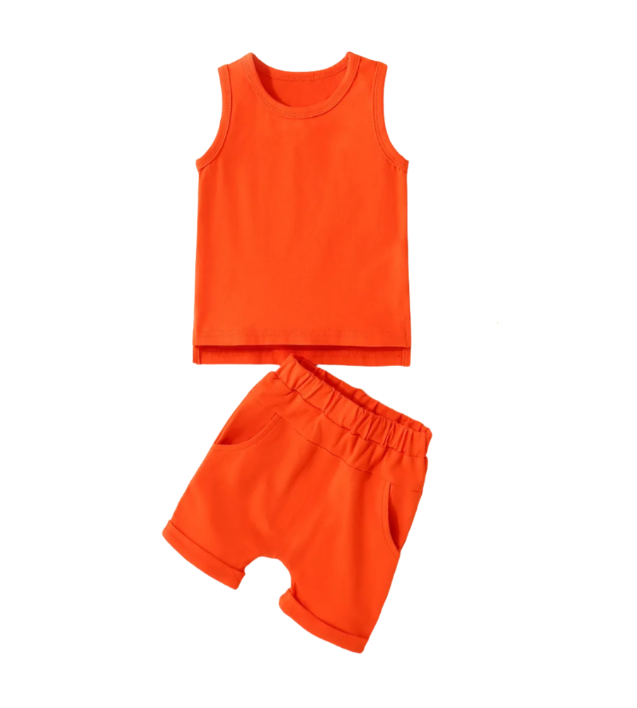 Vibrant Fun Tank & Shorts Set