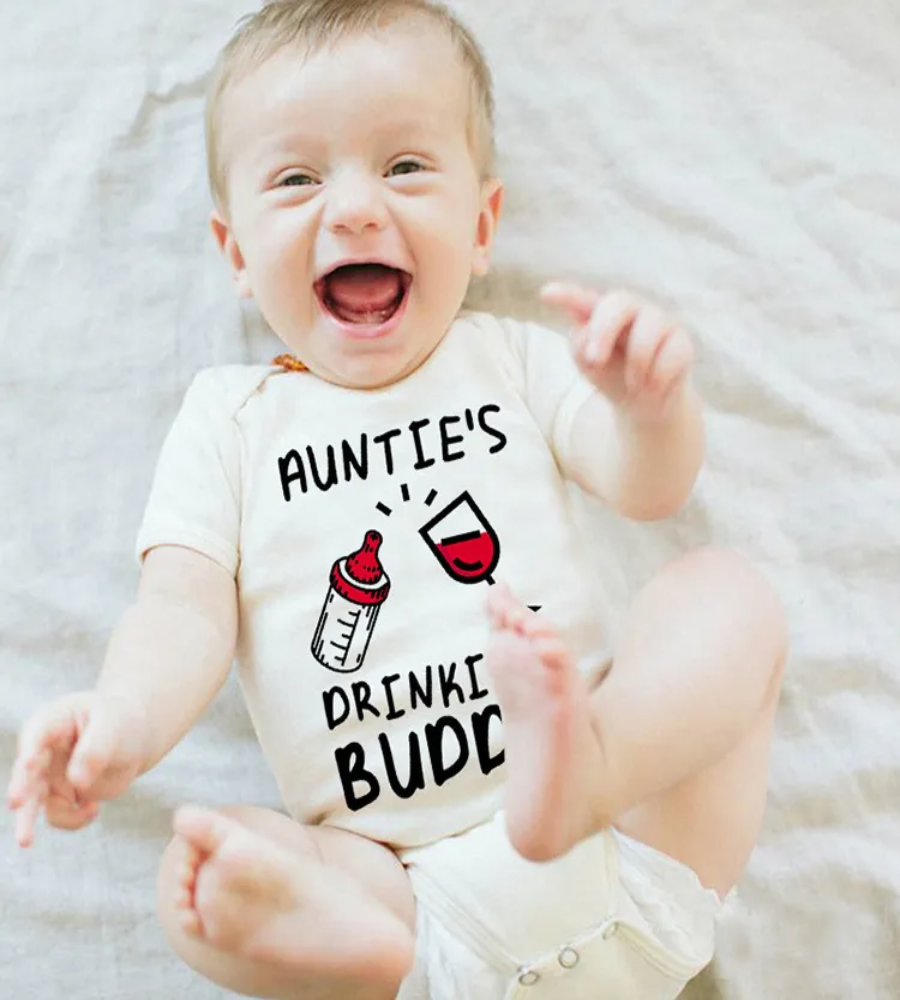 Auntie's Drinking Buddy Romper