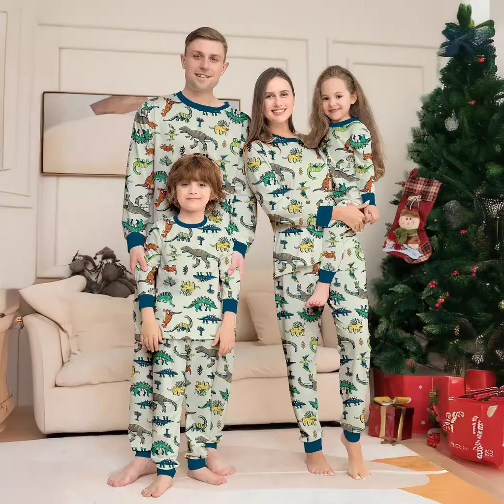 Dino-Mite Holiday Family Pajamas