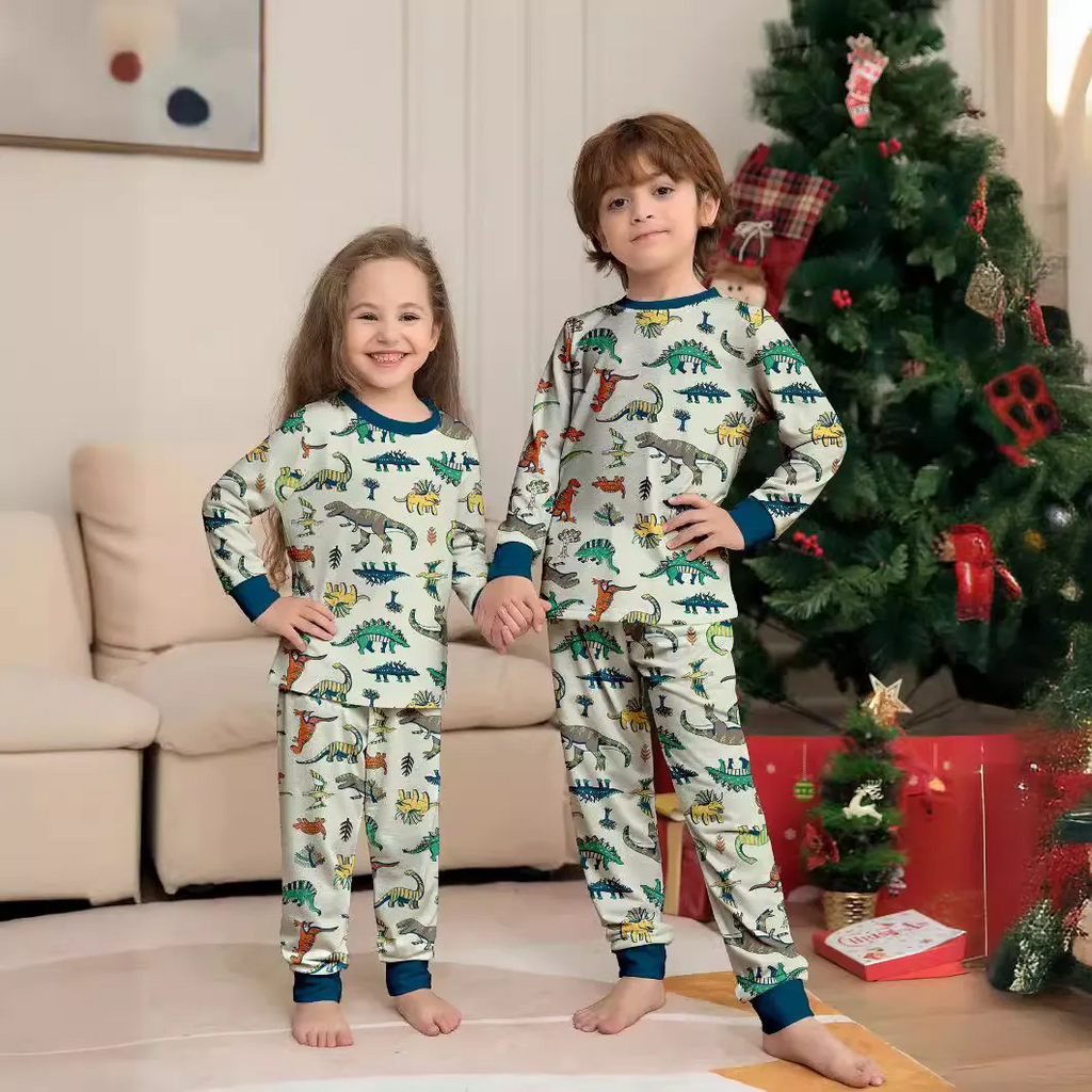 Dino-Mite Holiday Family Pajamas