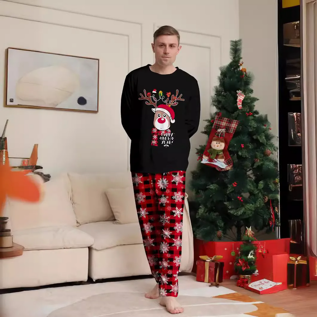 Festive Reindeer Pajamas