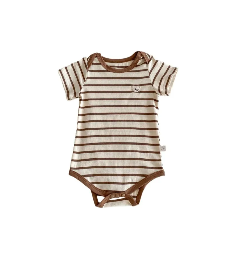 Little Stripes Cotton Romper