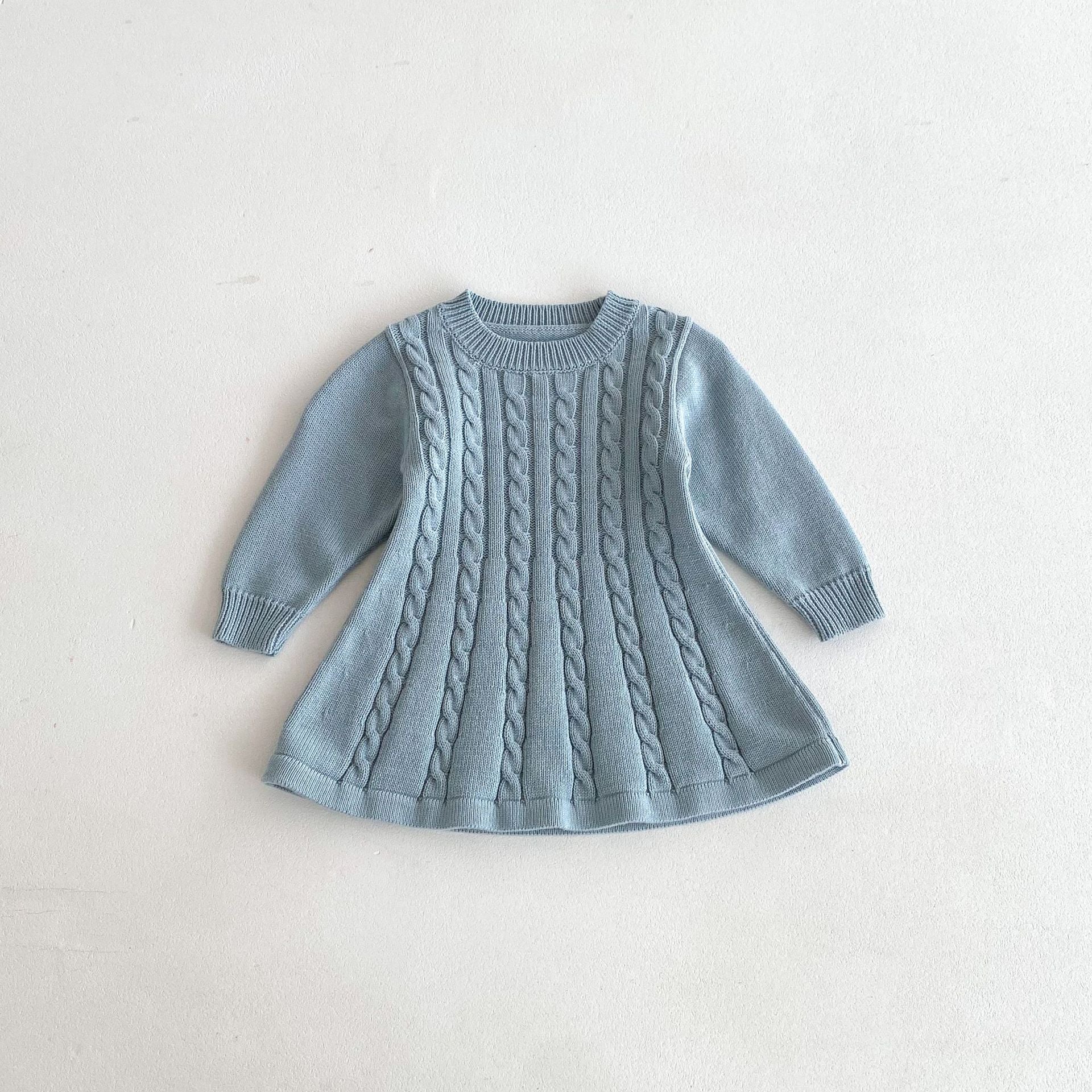 Luxe Cable Sweater Dress