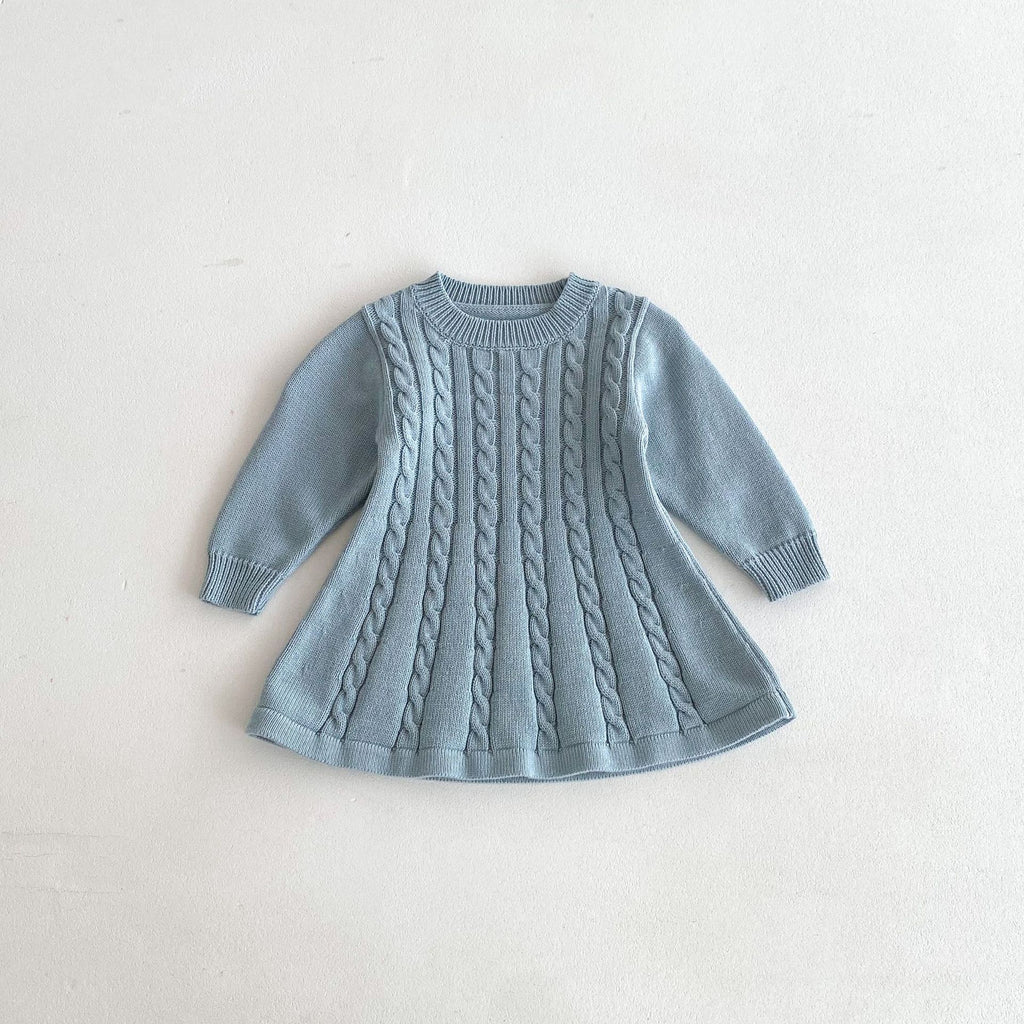 Luxe Cable Sweater Dress