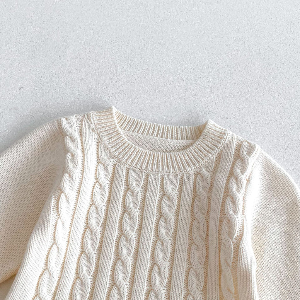 Luxe Cable Sweater Dress