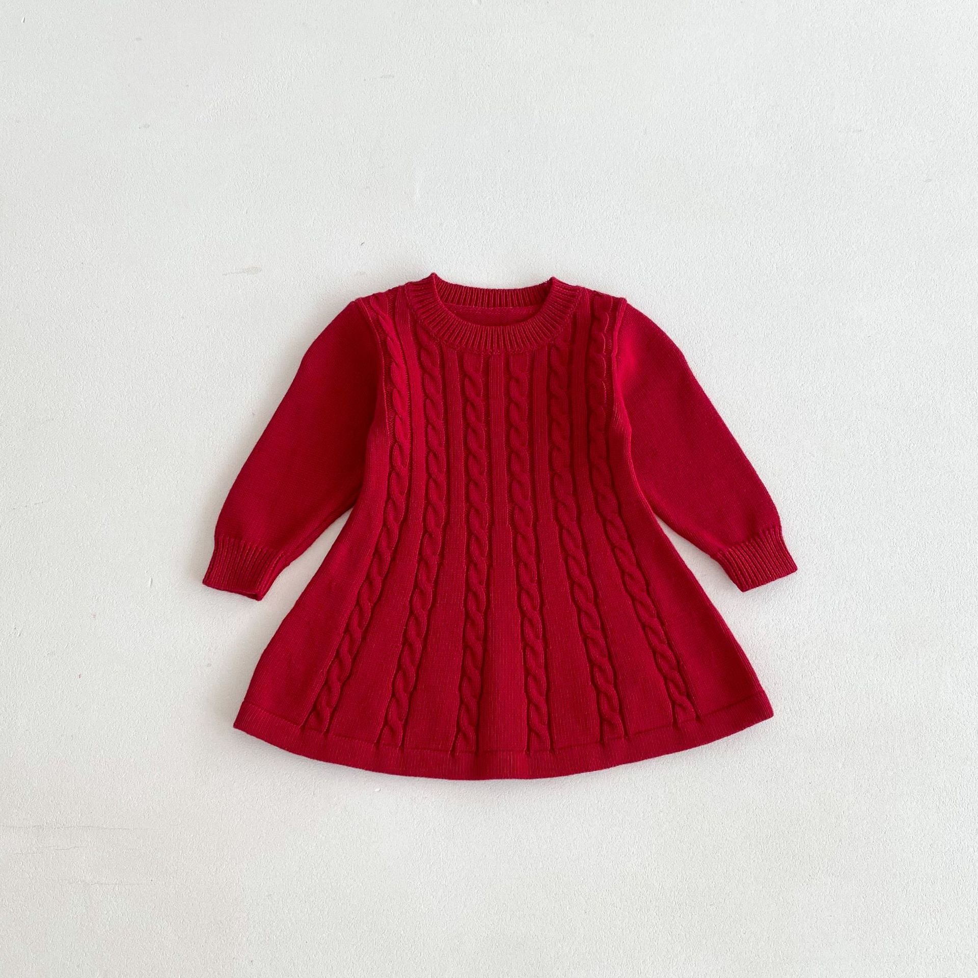 Luxe Cable Sweater Dress