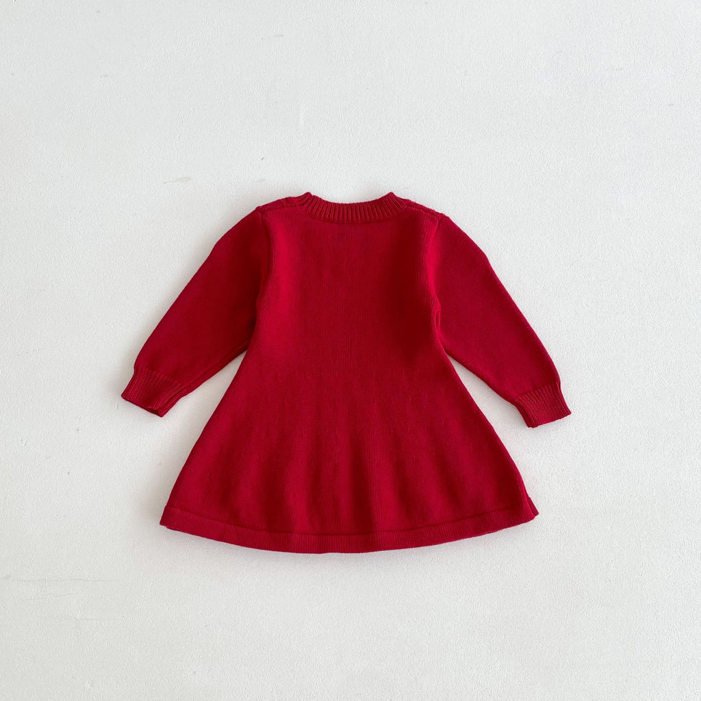 Luxe Cable Sweater Dress