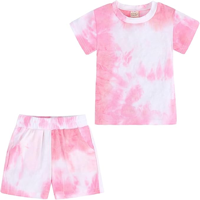 Rainbow Splash Sporty Shorts Set