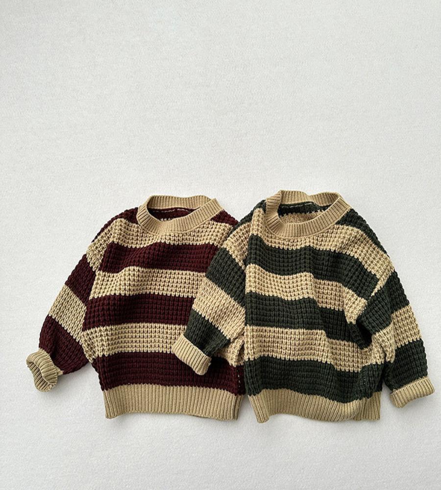 Vintage Striped Cozy Sweater