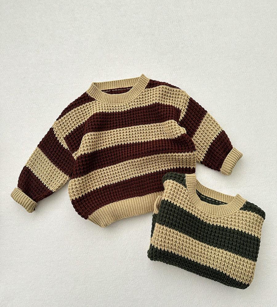 Vintage Striped Cozy Sweater