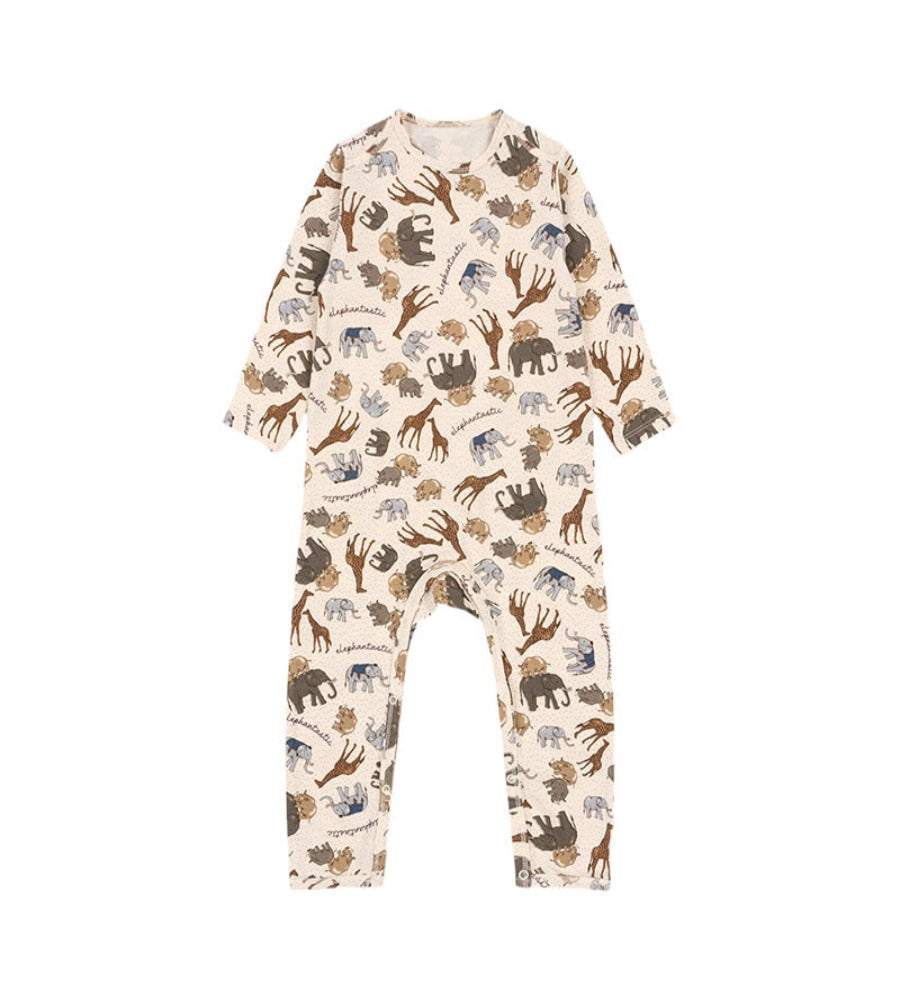 Cozy Autumn Baby Rompers