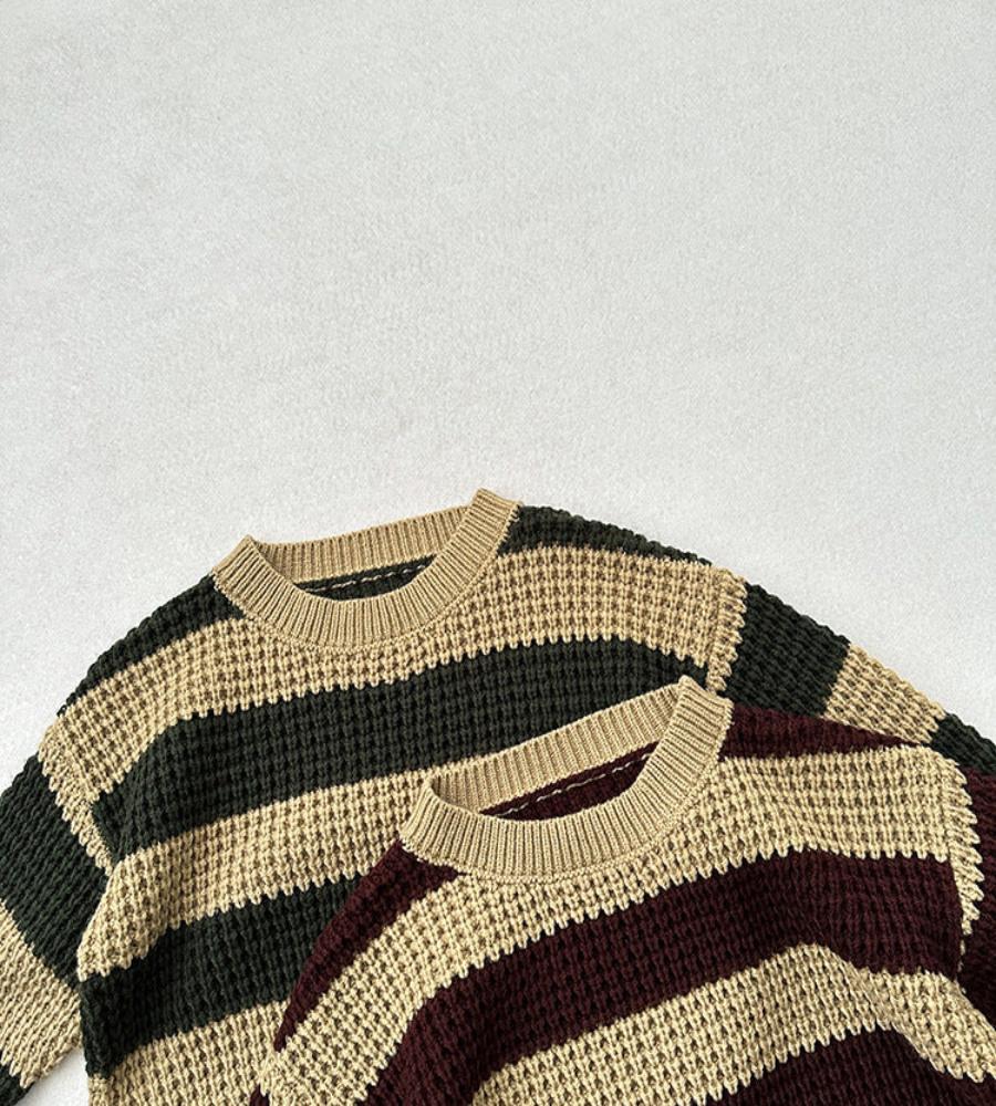 Vintage Striped Cozy Sweater