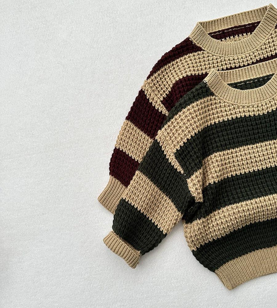 Vintage Striped Cozy Sweater